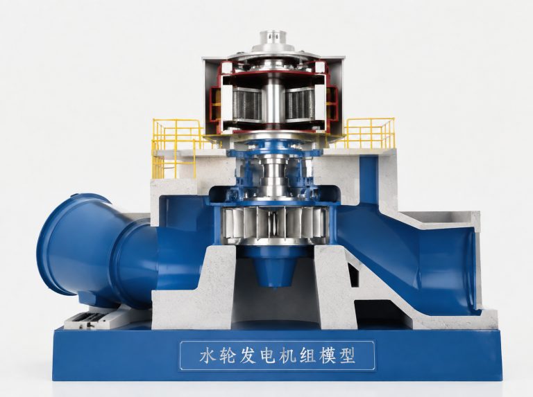 湘西土家族苗族自治州水轮发电机组剖视模型